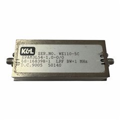EPAM3L54-1.0/0/0 K&L Microwave Lowpass Filter LPF SMA 1.0Mhz