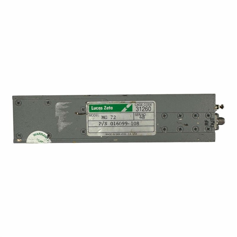 016099-108 Lucas Zeta Frequency Multiplier In: 2-2.5Ghz Out: 8-10Ghz SMA