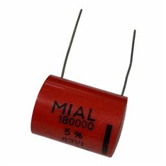 Miał Capacitor Radial Film 180nF 63v 5% 22x16mm