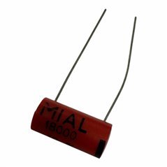 Miał Capacitor Radial Film 18nF 63v 10% 17x8mm
