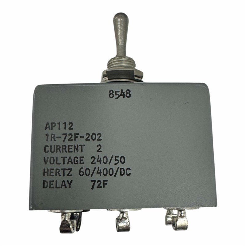 AP112-1R-72F-202 Airpax Circuit Breaker 2A 240Vac