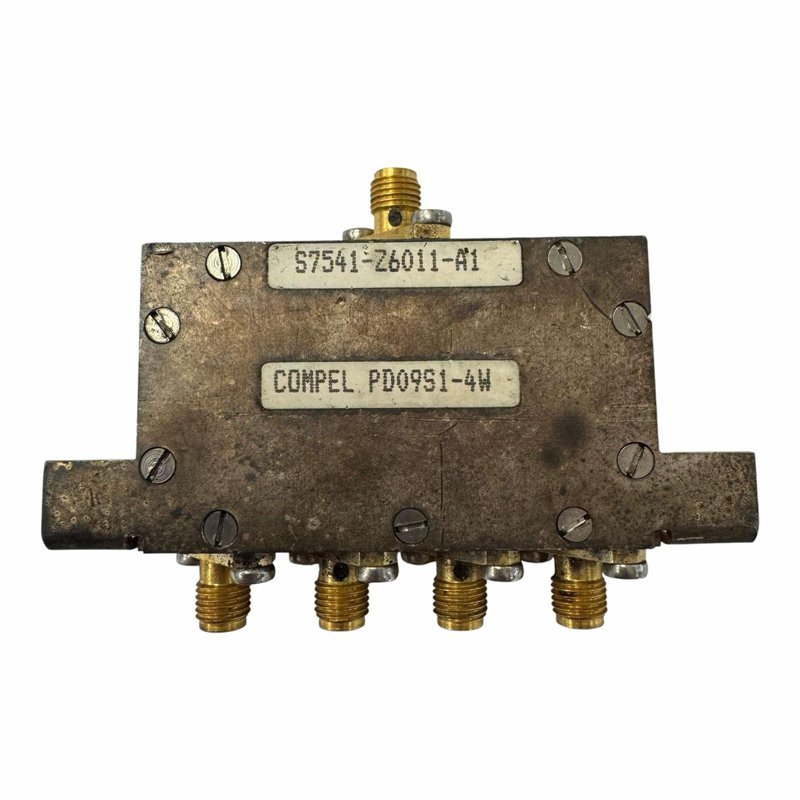 PD09S1-4W Compel Power Splitter Combiner SMA 4 Way 3W 870-915Mhz
