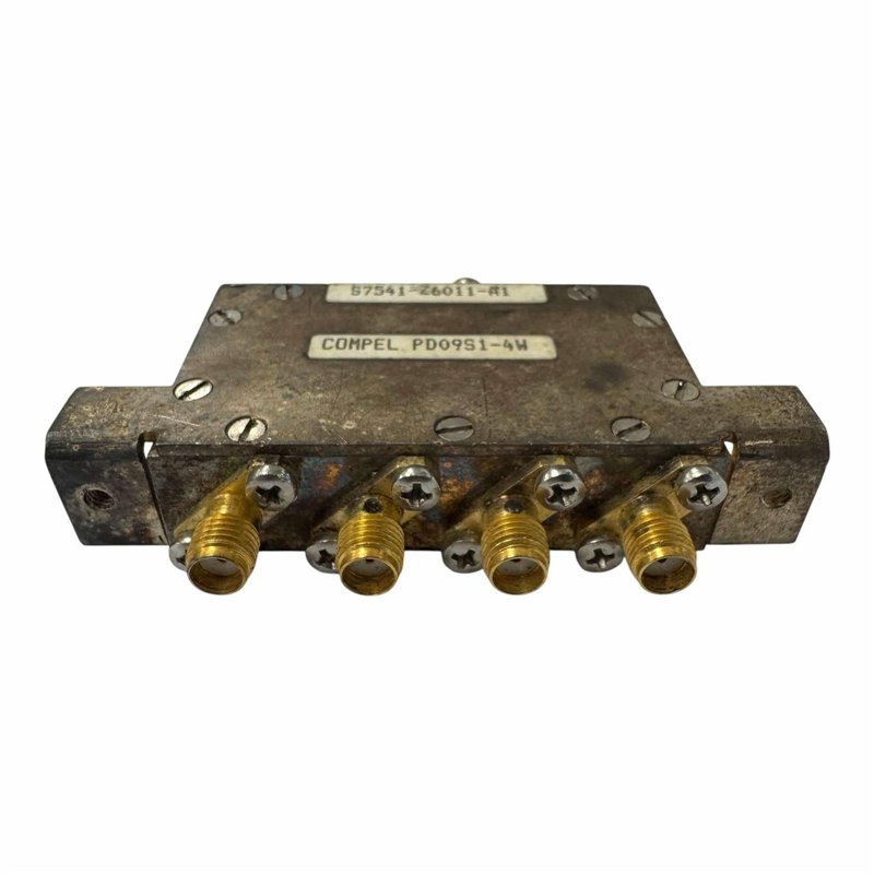 PD09S1-4W Compel Power Splitter Combiner SMA 4 Way 3W 870-915Mhz