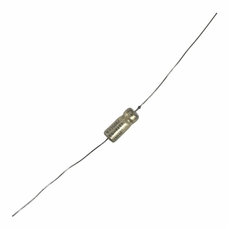 M39006/09-8492 Vishay Capacitor Axial Tantalum 100uF 25V 17x7mm