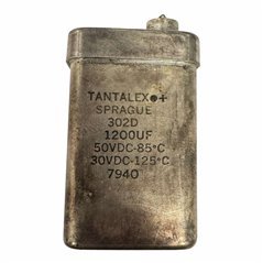302D Sprague Tantalex Tantalum Capacitor 1200uF 30V 125C