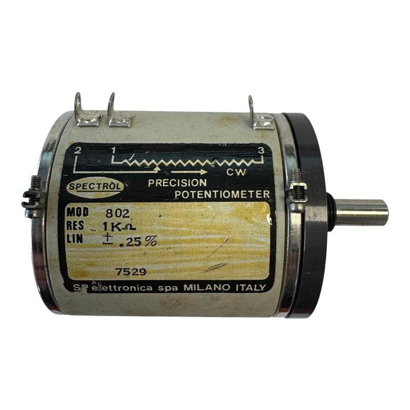 802 Spectrol Precision Potentiometer 10 Turn 1K 1kohm Lin +-.25%