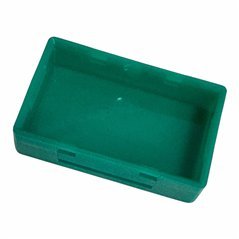 AML51F10G Rectangular Pushbutton Switch Cap Green Color Snap Fit 25x15.5mm