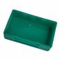 AML51F10G Rectangular Pushbutton Switch Cap Green Color Snap Fit 25x15.5mm