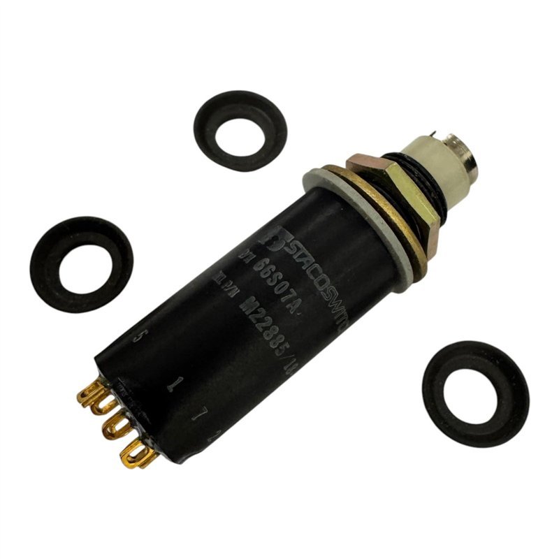 M22885/18-05 Stacoswitch Momentary Snap Action Pushbutton Switch 2PDT