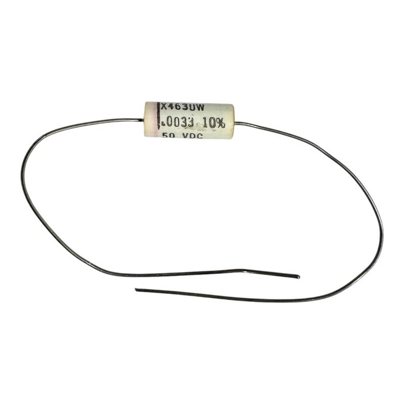X463UW TRW Axial Film Capacitor 3.3nF 0.033uF 50V 10% 11x4.5mm