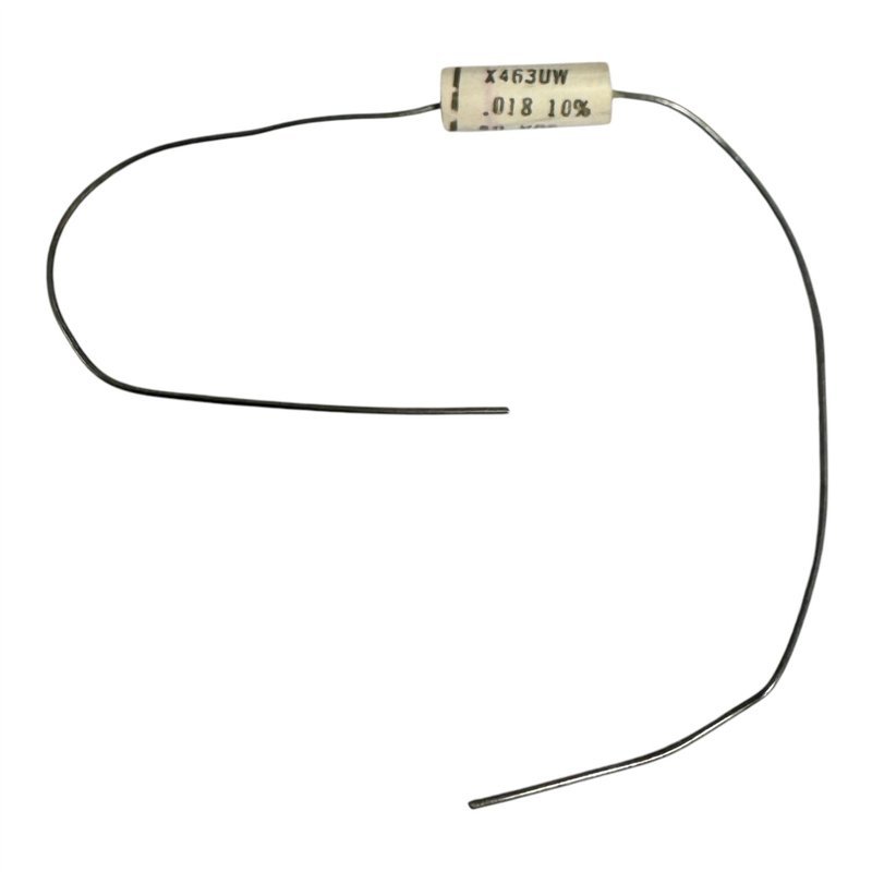 X463UW TRW Axial Film Capacitor 0.18uF 18nF 50V 10% 11x4mm