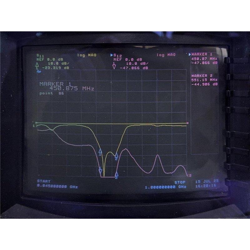Channel Microwave Coaxial Circulator Dual Junction 450-550Mhz