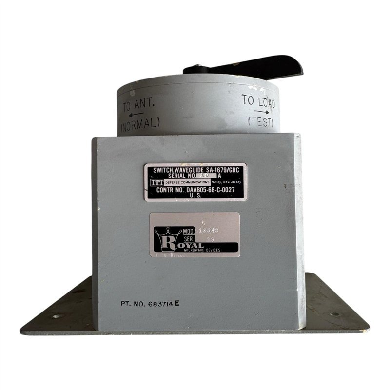 18548 Royal Microwave Waveguide SPDT Switch WR-187 WR187