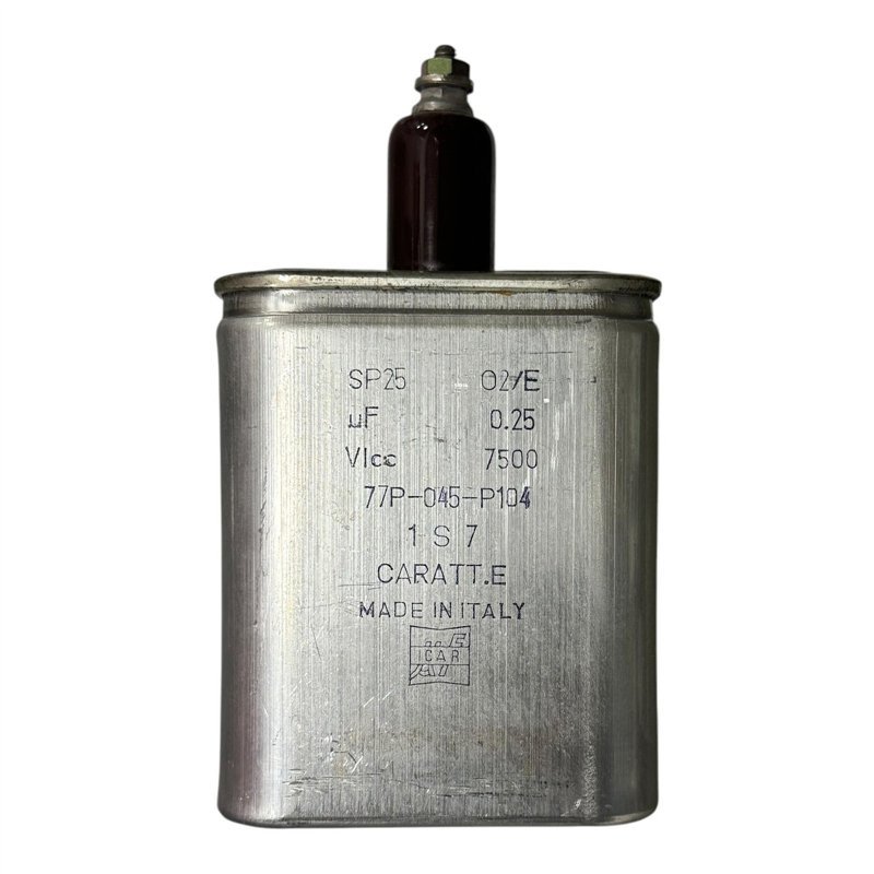 77P-045-P104 Caratt SP25 Capacitor Paper In Oil 0.25uF 250nF 7500v 7.5kV