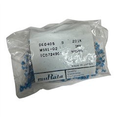 DE0405B221K Murata Capacitor Radial Ceramic Disc 200pF 1000V 1kV [QTYx500]