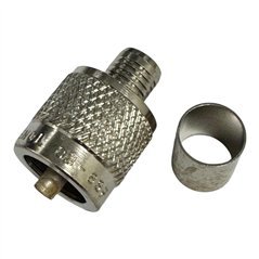 083-8SP Amphenol RF Connector UHF PL259 Straight Crimp Plug For RG-213 Cable