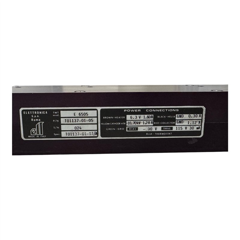 T01137-01-05 Travelling Wave Tube TWT 7000-10000Mhz +60dbm