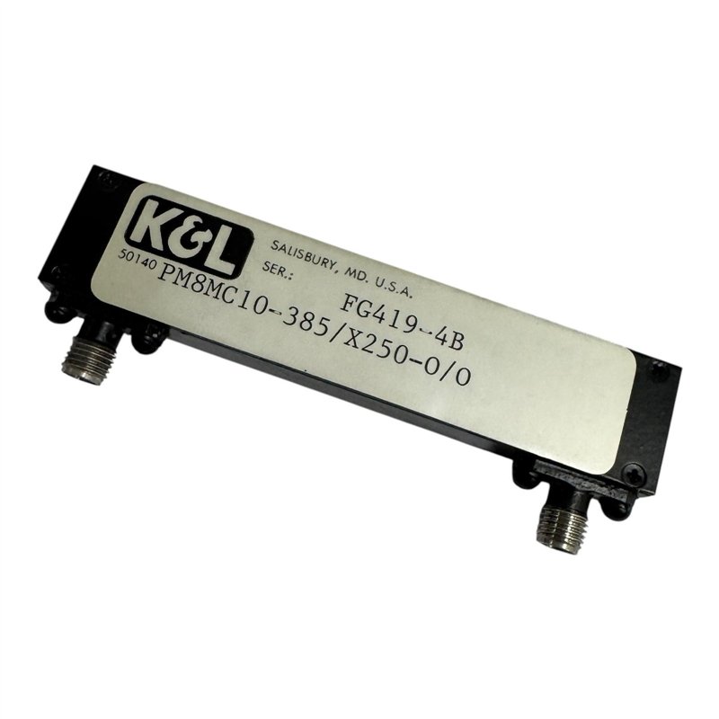 PM8MC10-385 K&L RF Filter 260-510MHz SMA(f-f) FG419-4B