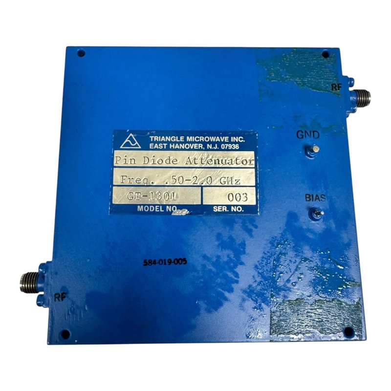 GT1301 Triangle Microwave RF Pin Diode Attenuator 0.5-2GHz SMA(f-f)
