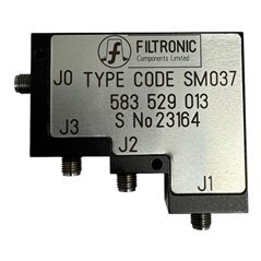 SM037 Filtronic RF Triplexer Filter J1:3.9-7.5GHz J2:7.5-12GHz J3:12-18GHz 583.529.013
