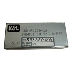 PM6B51-10.7/0.8-P/P K&L RF Bandpass Filter FL259-1A 10.7Mhz BW 0.8