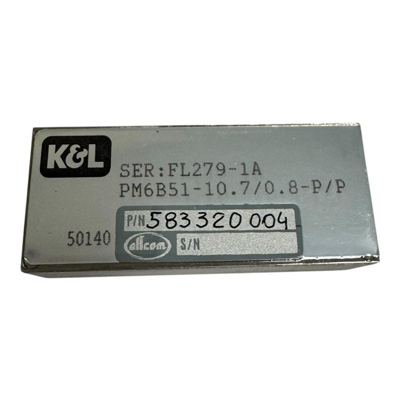 PM6B51-10.7/0.8-P/P K&L RF Bandpass Filter FL259-1A 10.7Mhz BW 0.8