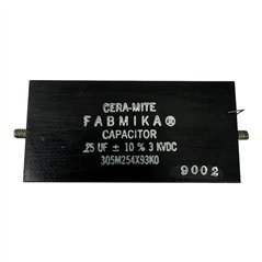 305M254X93K0 Sprague Fabmika High Voltage Capacitor 0.25uF 250nF 3000V 3kV 10% 71x35mm