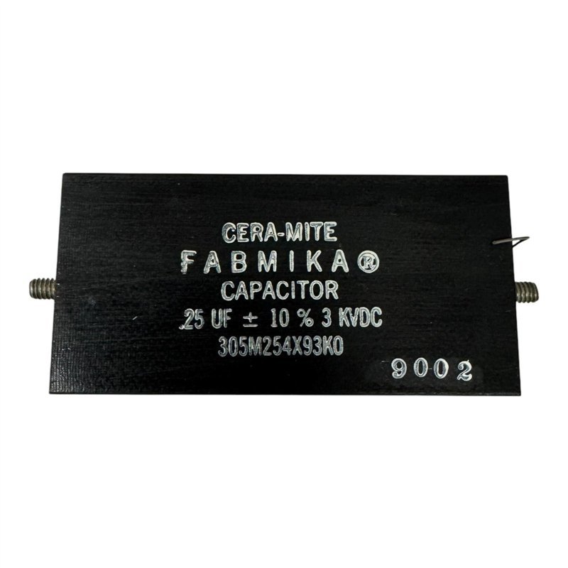 305M254X93K0 Sprague Fabmika High Voltage Capacitor 0.25uF 250nF 3000V 3kV 10% 71x35mm