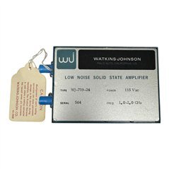 WJ-739-24 Watkins Johnson Low Noise Solid State Amplifier 1-2GHz 115Vac