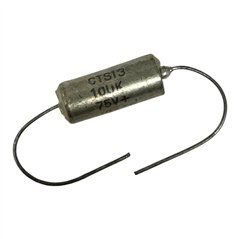 CTS13G Tekelec Capacitor Axial Tantalum 10uF 75V 10% 17.5x7mm