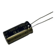 Matsushita Capacitor Radial Electrolytic 1000uF 16V 105C 20.3x10.3mm