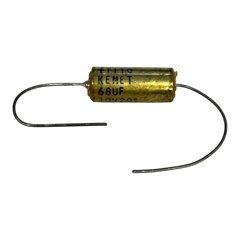 T110 Kemet Capacitor Axial Tantalum 68uF 10V 20% 18x7.5mm