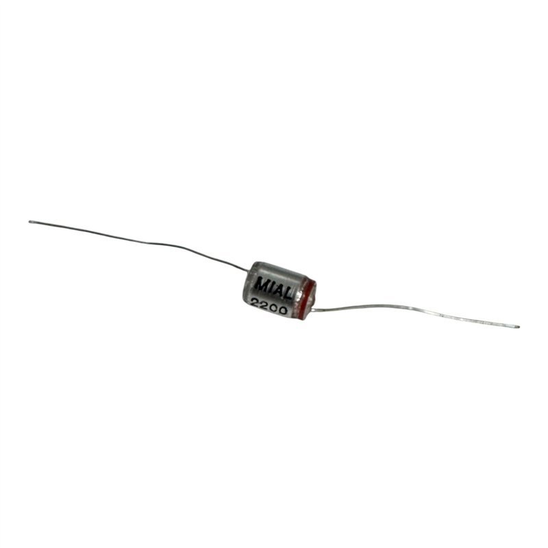 Mial Capacitor Axial Polystyrene Film 2.2nF 160V 11x7mm