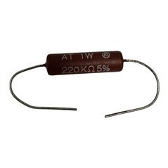 AT1W Axial Metal Film Resistor 220kOHM 220K 1W 5%