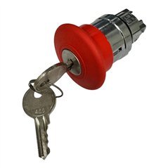 ZB4BS14 Schneider Red Key Pushbutton Switch