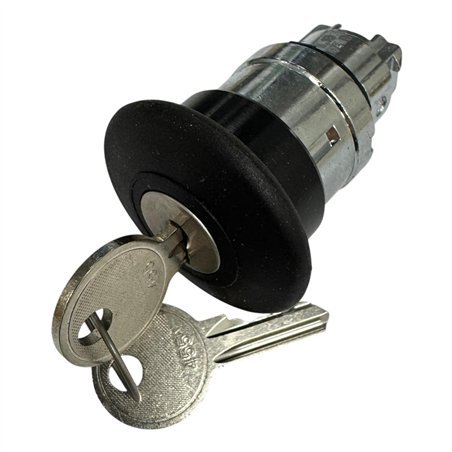 ZB4BS12 Schneider Black Key Pushbutton Switch