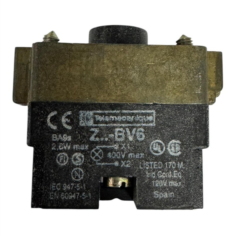 ZB2BV6 Telemechanique Body For Pilot Light BA9S Base 120V 2.6W