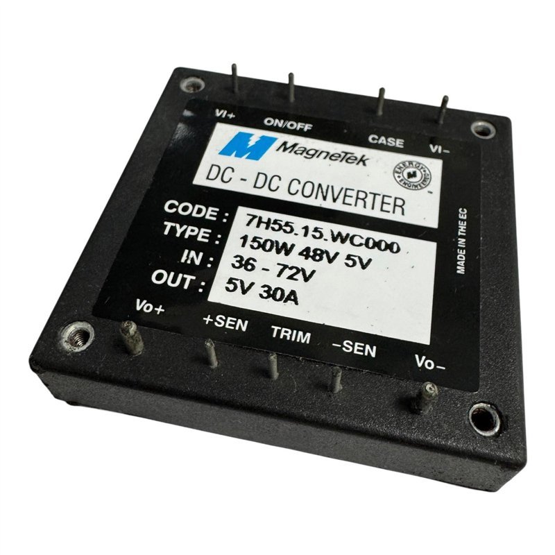7H55.15.WC000 Magnetek DC-DC Converter Vin:36-72V Vout:5V 30A 150W