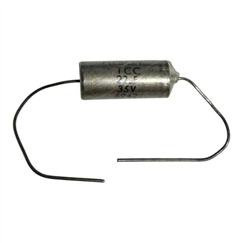 Plessey Capacitor Axial Tantalum 22uF 35V