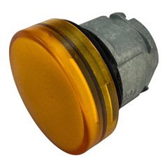ZB4BV053 Telemechanique Orange Pilot Light Head ID:22mm OD:28mm
