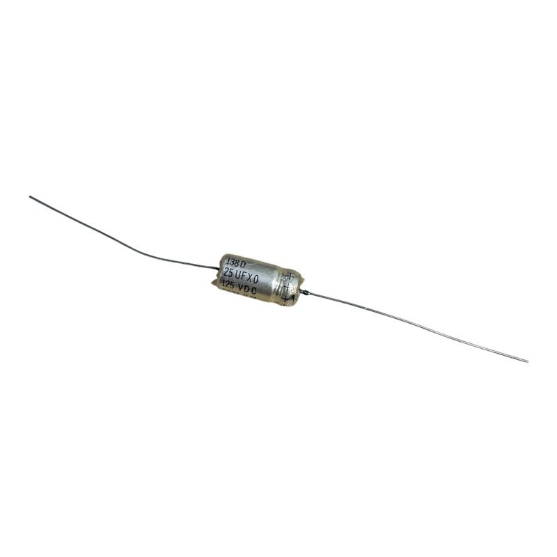 138D256X0125T2 Vishay Capacitor Axial Wet Tantalum 25uF 125V 21x9.5mm