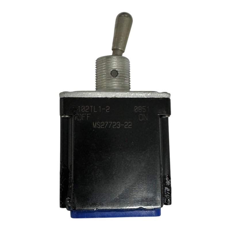 MS27723-22 Honeywell Toggle Switch DPST 15A 125Vac 102TL1-2
