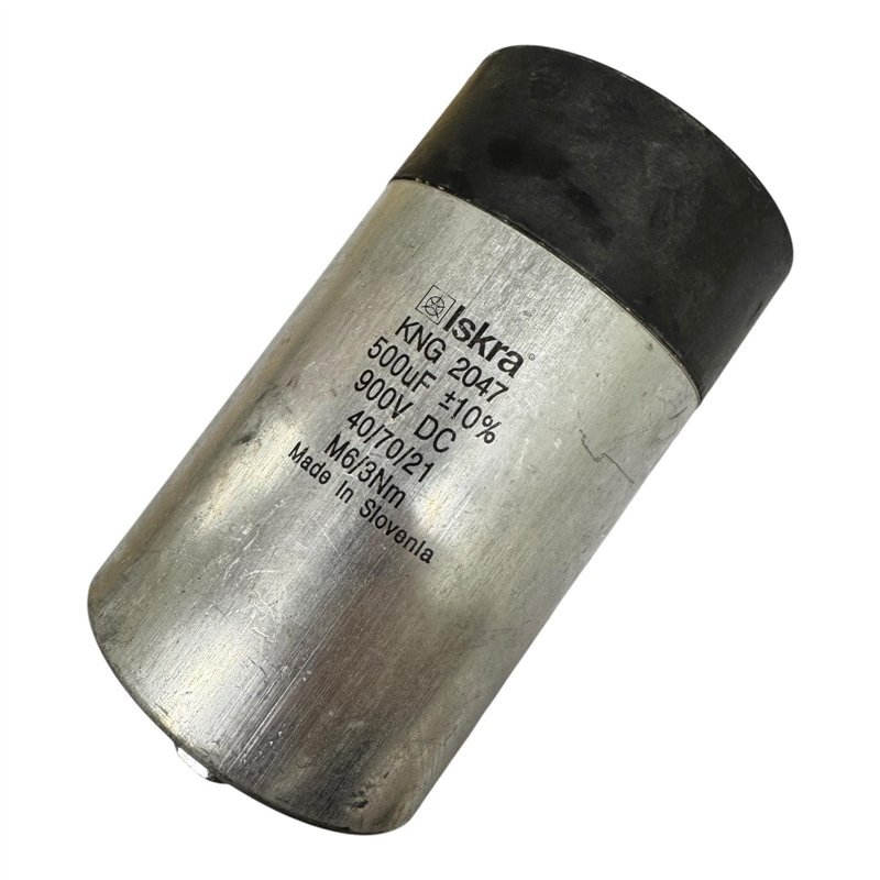 KNG-2407 Iskra Capacitor 500Uf 900Vdc 10% 140x85mm