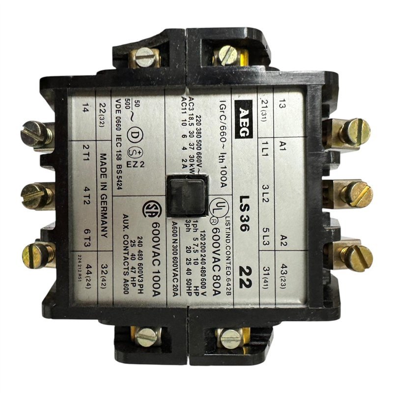 LS36-22 AEG Contactor 30kW 230Vac