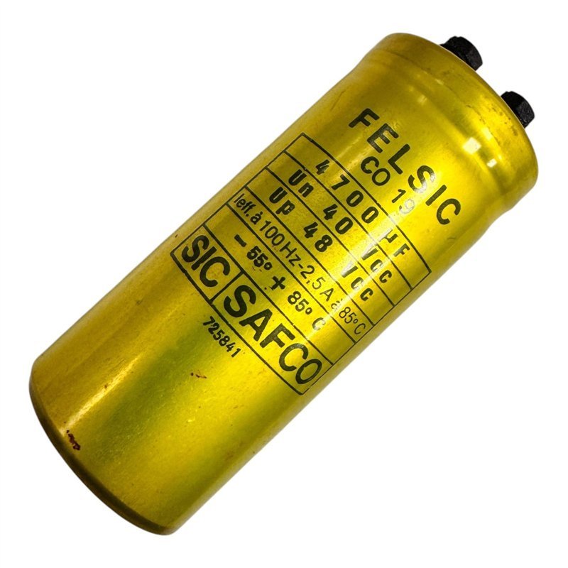 CO19 SIC Safe Capacitor Electrolytic 4700uF 40V 81x36mm