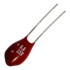 Capacitor Radial Tantalum Polarized 6.8uF 35V