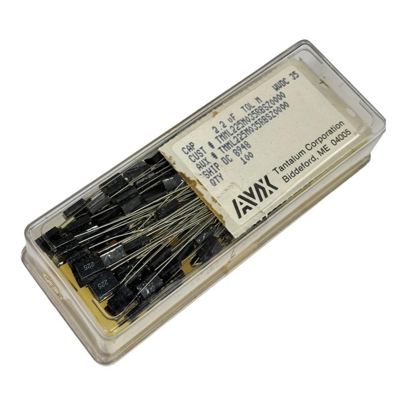 TMML225M035RBSZ AVX Capacitor Radial Tantalum 2.2uF 35V [Qtyx100]
