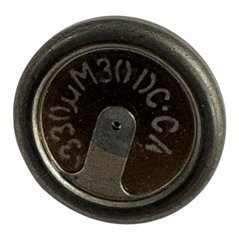 Circular Capacitor Feed Thru 330uF 30V 22mm