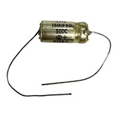 137D Sprague Capacitor Axial Tantalum 160uF 50V 20.5x9.5mm