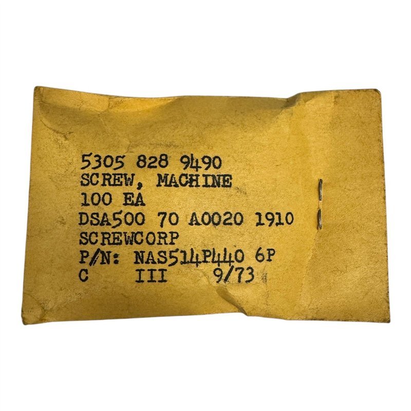 NAS514P440 Philips Alloy Steel Screws 5305-828-9490 [Qtyx100]